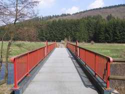 Eifel-Radtouren: Kyll-Radweg mit neuer Kyllbr�cke